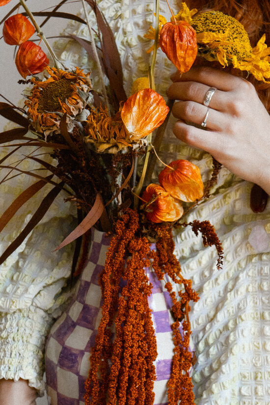 DIY Őszi Szárazvirág Csokor - Videós & PDF segédlettel